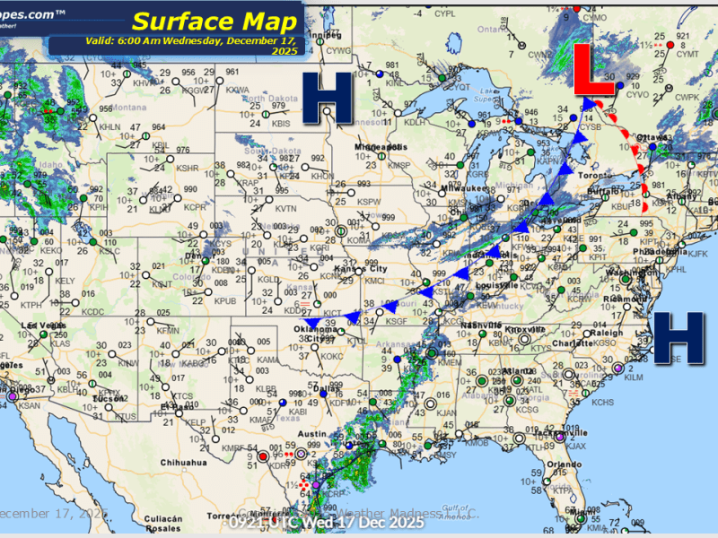 Daily Maps Wednesday December 17th,&nbsp;2025