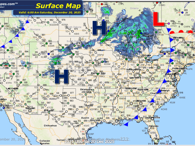 Daily Maps Saturday December 20th,&nbsp;2025