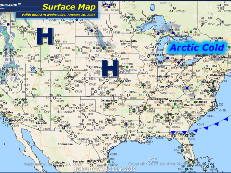 Daily Maps Wednesday January 28th,&nbsp;2026