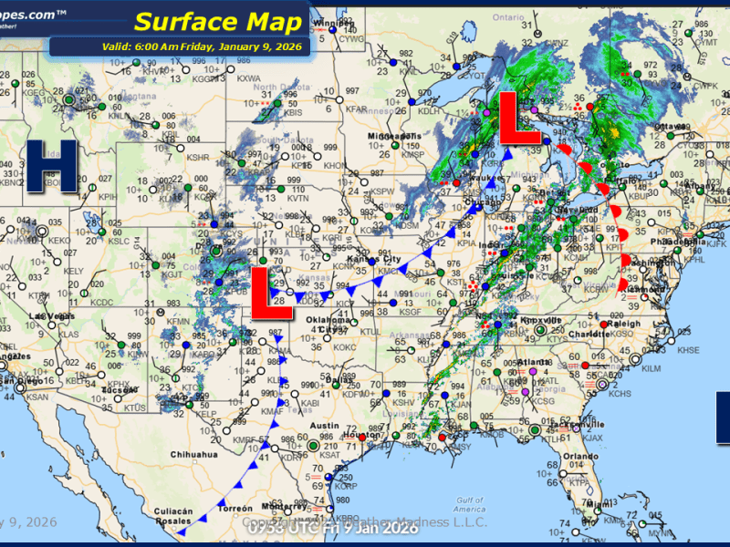 Daily Maps Friday January 9th,&nbsp;2026