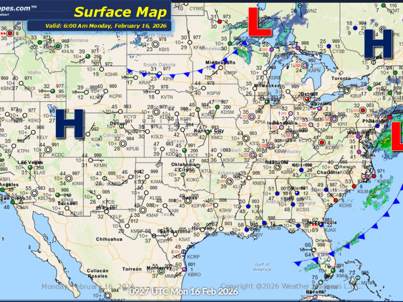 Daily Maps Monday February 16th,&nbsp;2026
