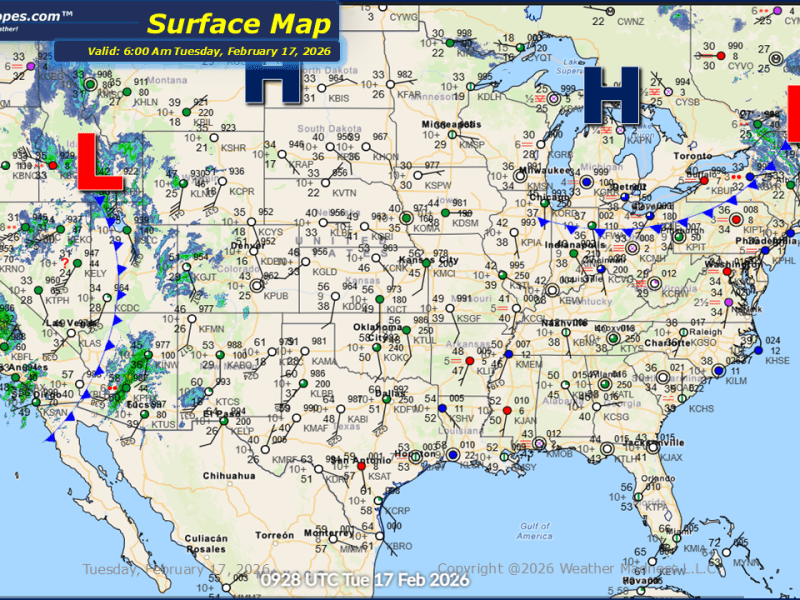 Daily Maps Tuesday February 17th,&nbsp;2026