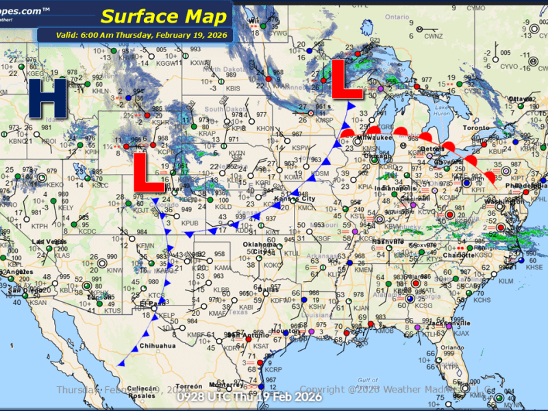 Daily Maps Thursday February 19th,&nbsp;2026