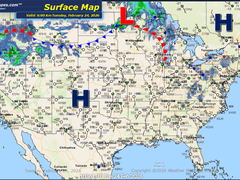 Daily Maps Tuesday February 24th,&nbsp;2026