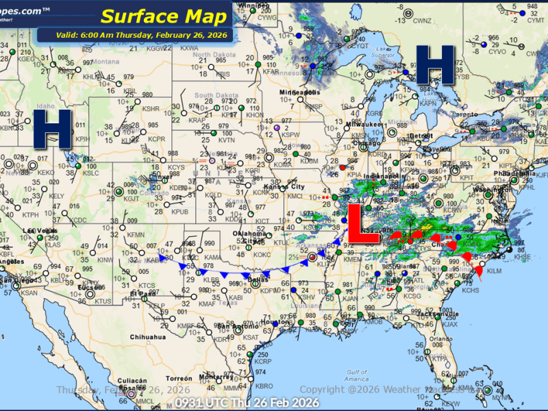 Daily Maps Thursday February 26th,&nbsp;2026