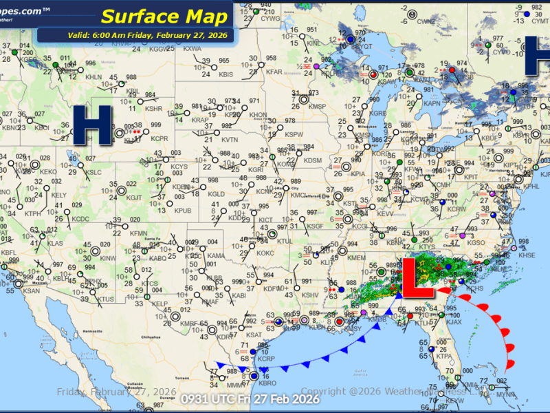 Daily Maps Friday February 27th,&nbsp;2026