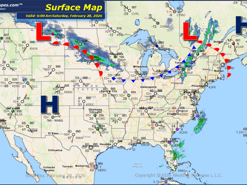 Daily Maps Saturday February 28th,&nbsp;2026