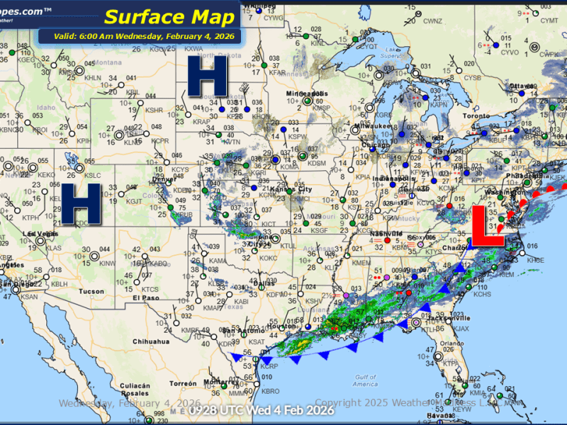 Daily Maps Wednesday February 4th,&nbsp;2026