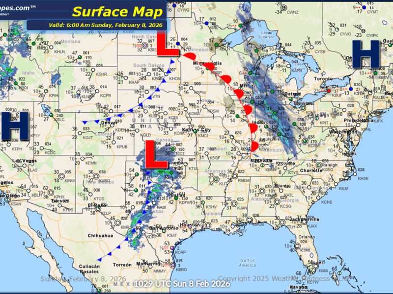 Daily Maps Sunday February 8th,&nbsp;2026
