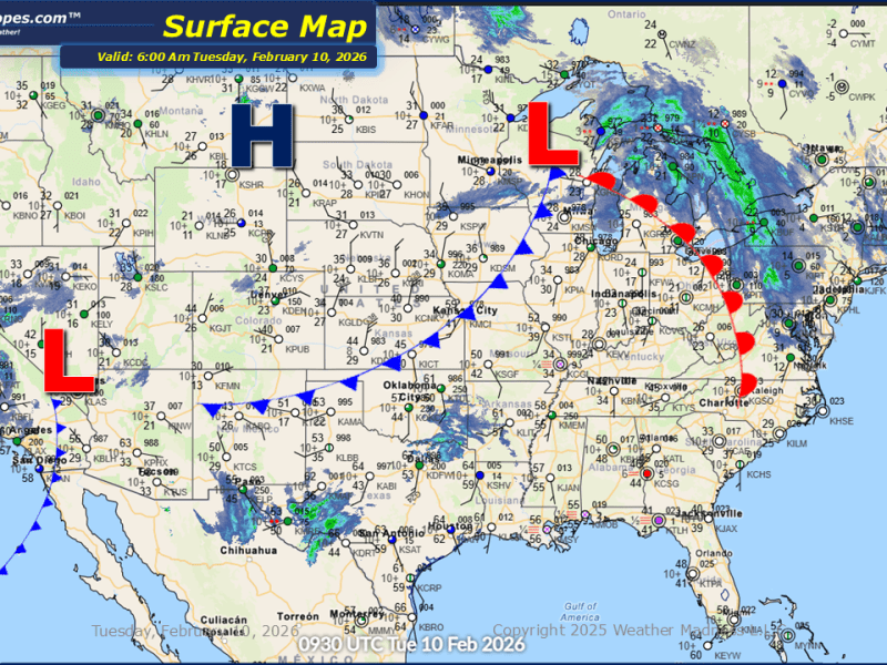 Daily Maps Tuesday February 10th,&nbsp;2026