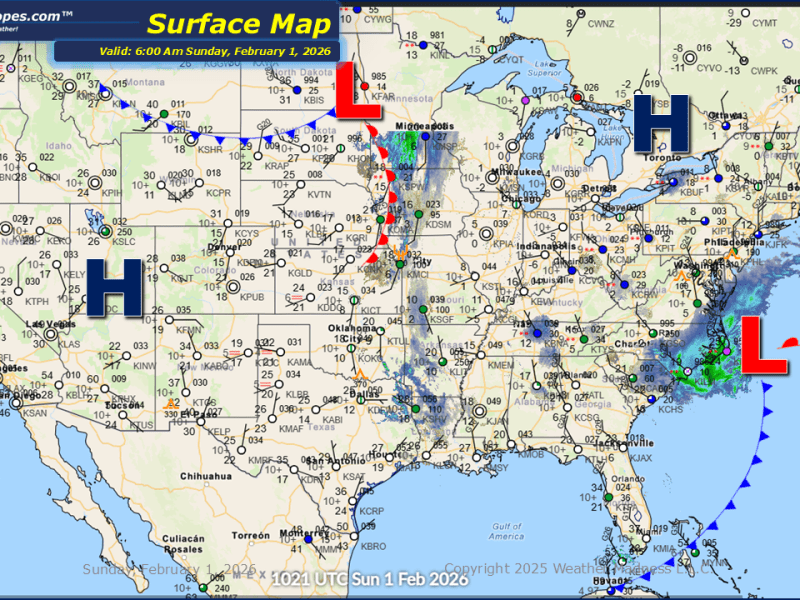 Daily Maps Sunday February 1st,&nbsp;2026