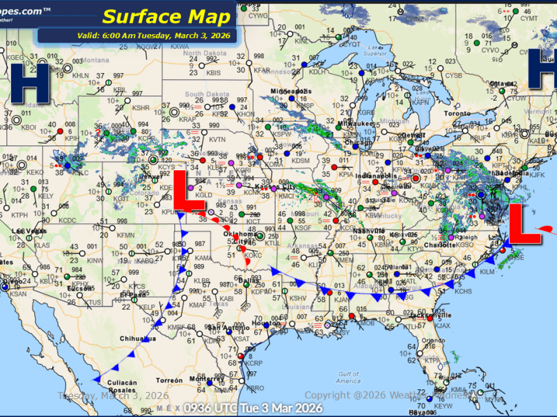 Daily Maps Tuesday March 3rd,&nbsp;2026