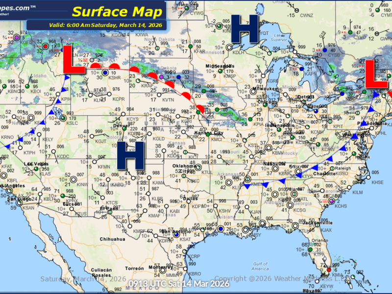 Daily Maps Saturday March 14th,&nbsp;2026