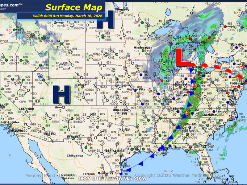 Daily Maps Monday March 16th,&nbsp;2026