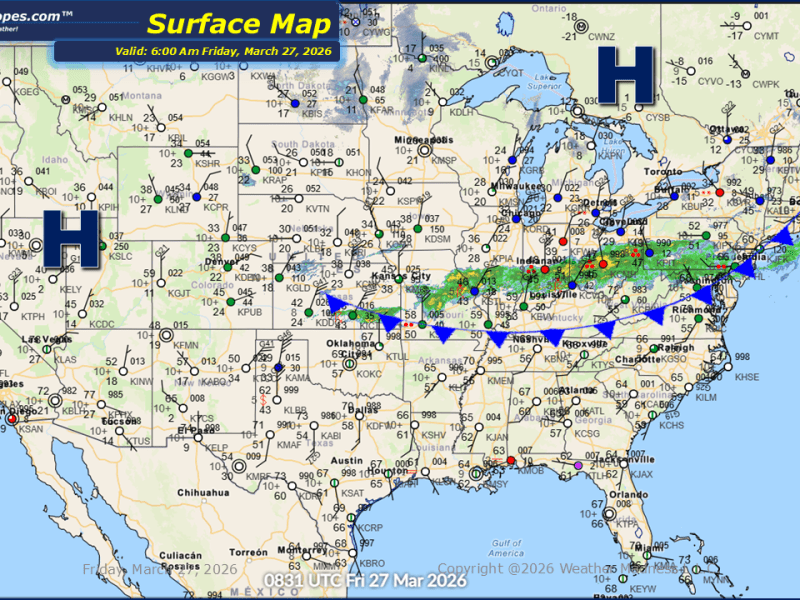 Daily Maps Friday March 27th,&nbsp;2026