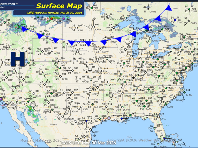 Daily Maps Monday March 30th,&nbsp;2026