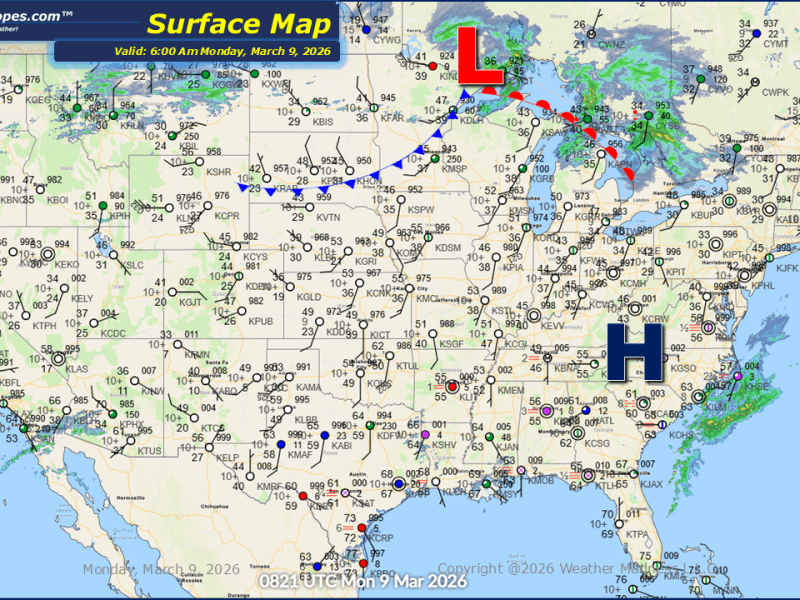 Daily Maps Monday March 9th,&nbsp;2026