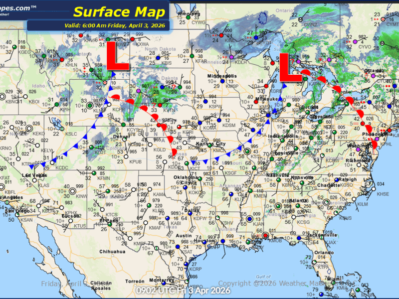 Daily Maps Friday April 3rd,&nbsp;2026