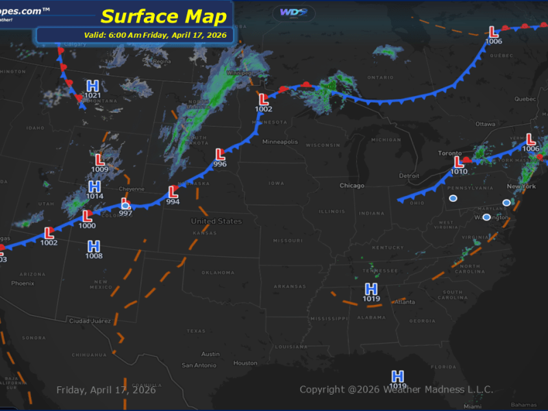 Daily Maps Friday April 17th,&nbsp;2026