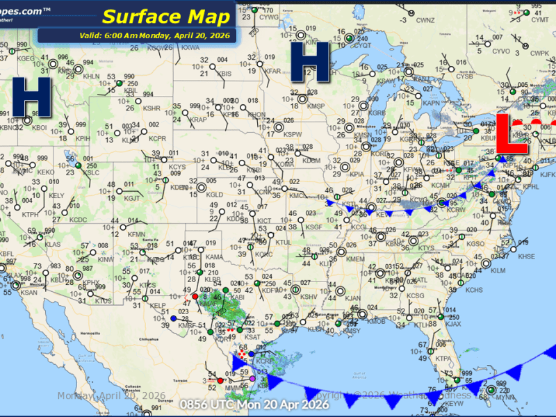 Daily Maps Monday April 20th,&nbsp;2026