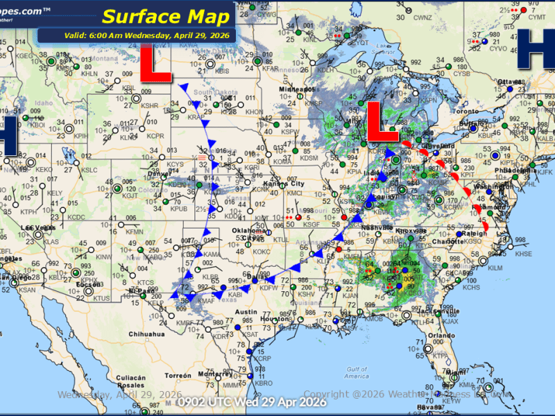 Daily Maps Wednesday April 29th,&nbsp;2026