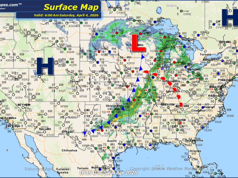 Daily Maps Saturday April 4th,&nbsp;2026