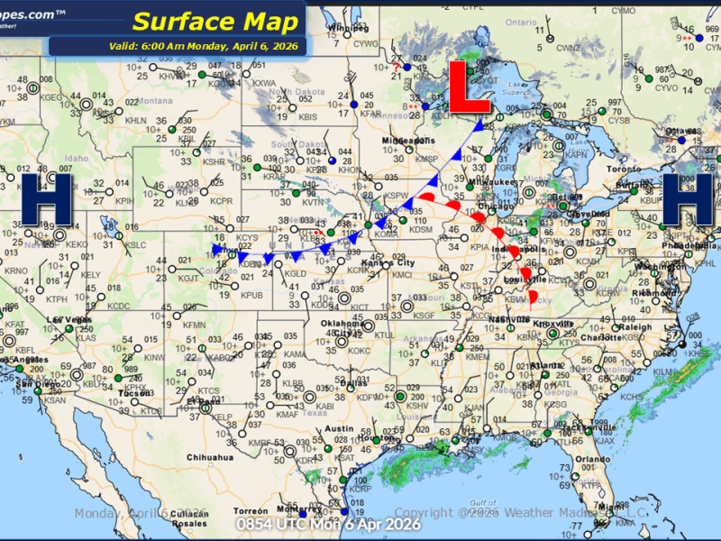 Daily Maps Monday April 6th,&nbsp;2026