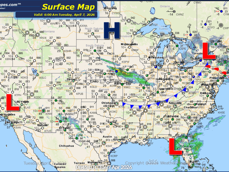 Daily Maps Tuesday April 7th,&nbsp;2026