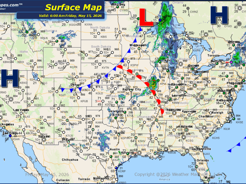 Daily Maps Friday May 15th,&nbsp;2026