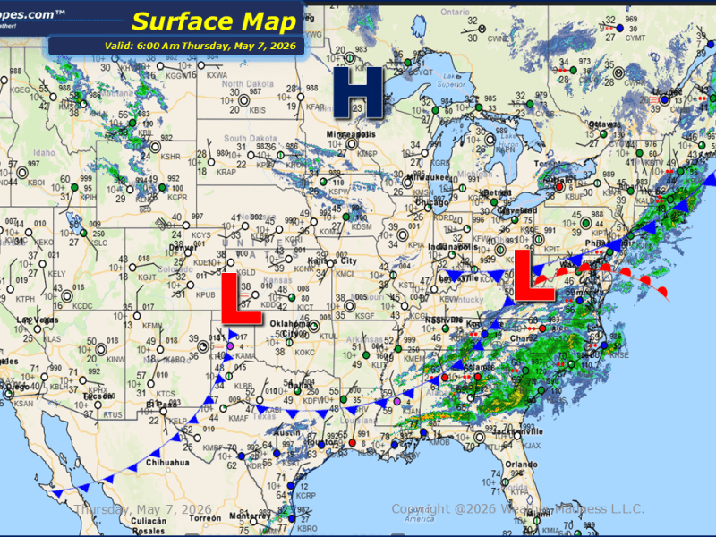 Daily Maps Thursday May 7th,&nbsp;2026