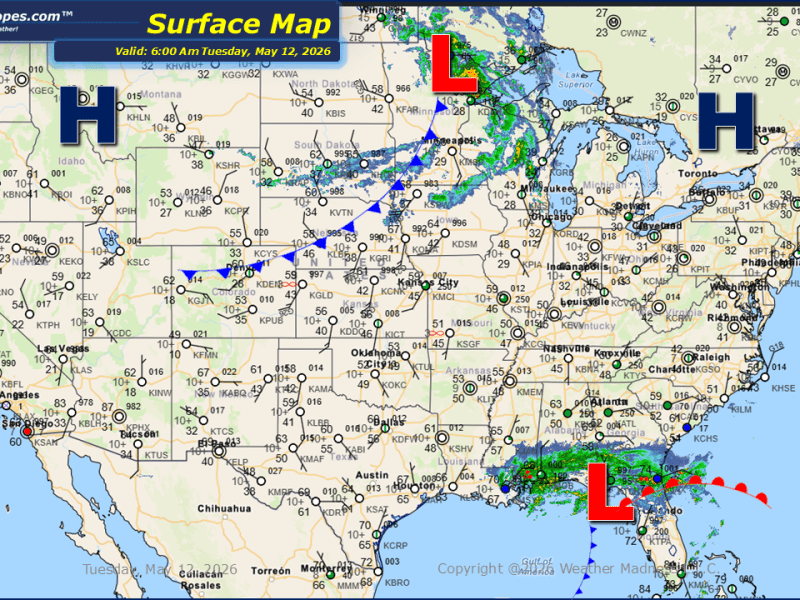 Daily Maps Tuesday May 12th,&nbsp;2025